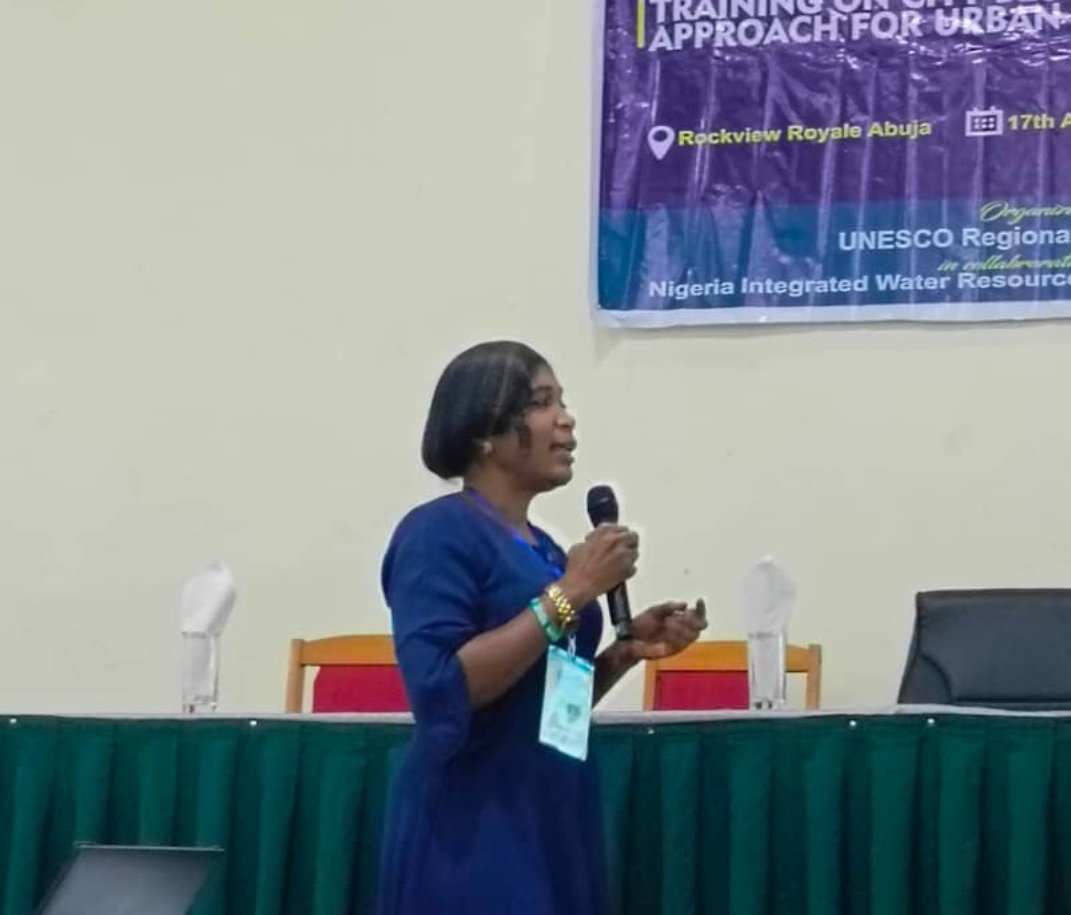 ubmagashi's tweet photo. The UNESCO Regional Office, Abuja in collaboration with @NIWRMC on Thursday held a  Training on City BluePrint Framework (CBF) Approach for Urban Water Management in Abuja. I was delighted to declare this event open. https://t.co/rhtbtjLUzt