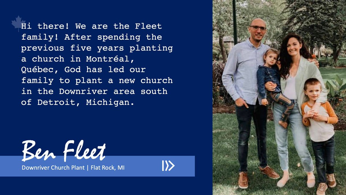 SendNetworkCA's tweet photo. Happy birthday Ben Fleet! The Fleet family served many years in Montréal. Please pray for them as they are now church planting in Detroit, MI area: https://t.co/O2UoyKMqS2
#SendDetroit @SendDetroitMI #SendNetworkMichigan #SendMontreal @SendMontreal #WeAreSendNetwork https://t.co/ICP9rYESO5