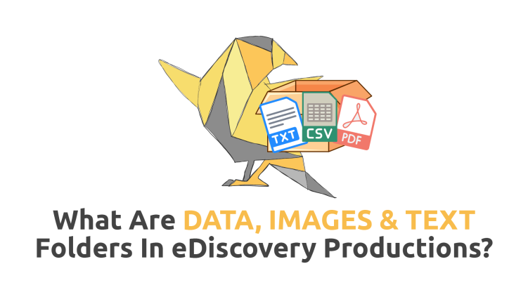 eDiscoveryHQ's tweet photo. What Are #DATA, #IMAGES &amp; #TEXT Folders In #eDiscovery #Productions?  https://t.co/CZLzPhbjB9 #GoldFynch #Loadfileproductions #loadfiles https://t.co/O06ZCOJ02F