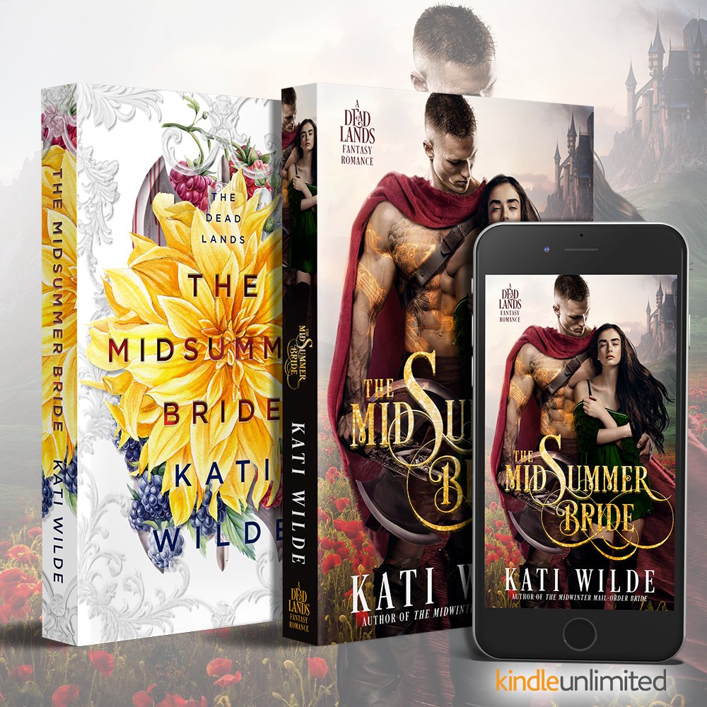 The Midsummer Bride is available everywhere! Hot fantasy romance featuring a cursed queen and a barbarian who just wants to do the right thing.
Kindle Unlimited👉 mybook.to/midsummer-ebook 
Standard Paperback👉 mybook.to/midsummer-paper 
Discreet Paperback👉 mybook.to/midsummer-disc…