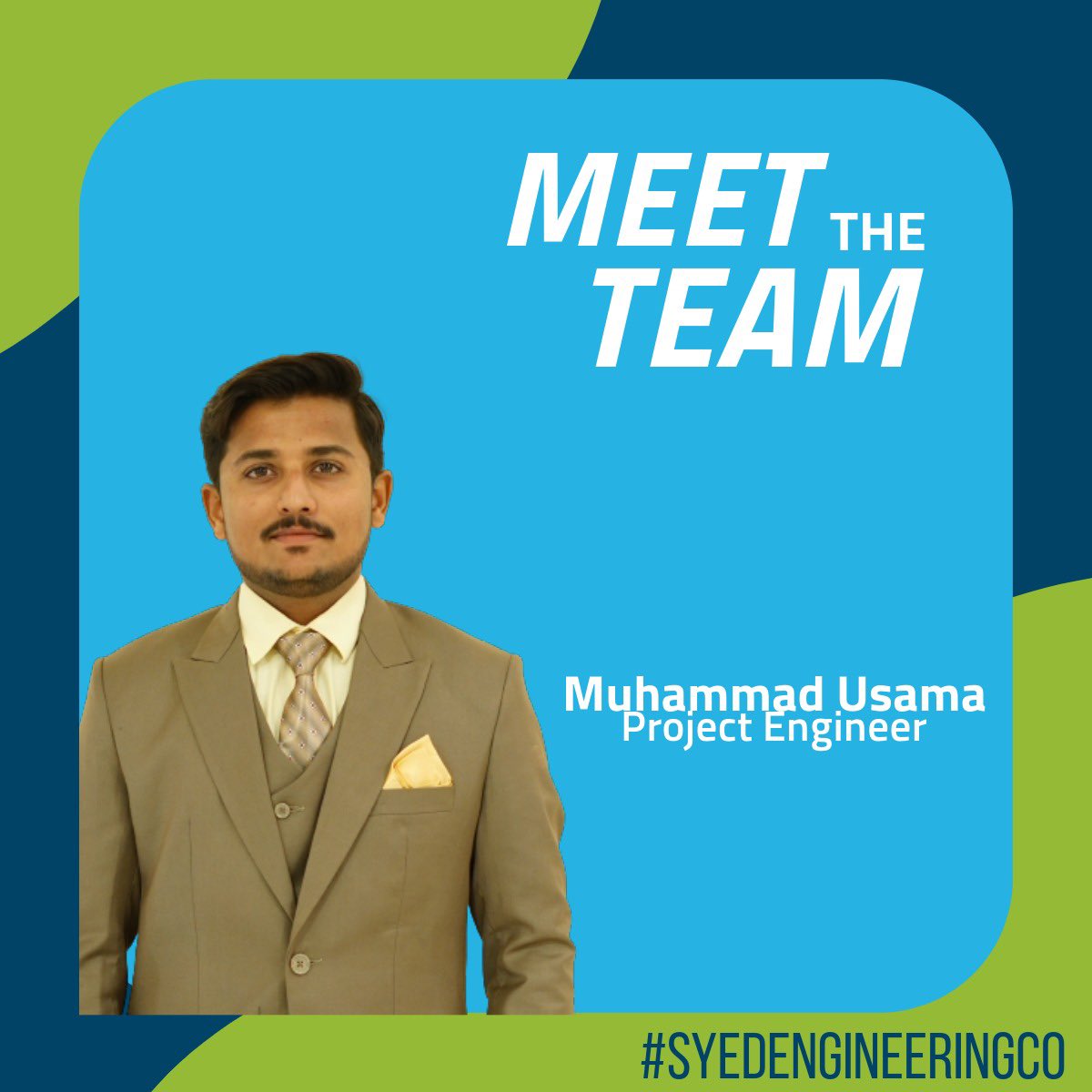 SyedEnggCo's tweet photo. Please join us in extending a warm welcome to Muhammad Usama. 

#teambuilding #expansion #hiring #teamdevelopment #electrical #engineering #growthopportunities #syedengineering #syedengineeringco #systemintegrators #technologypartners #pakistan https://t.co/EzQ6pcbVug