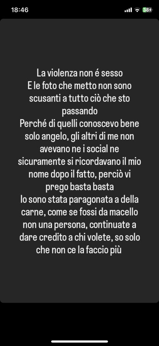 AggiungereNome's tweet image. Le parole della vittima su Instagram fanno riflettere. #Palermo