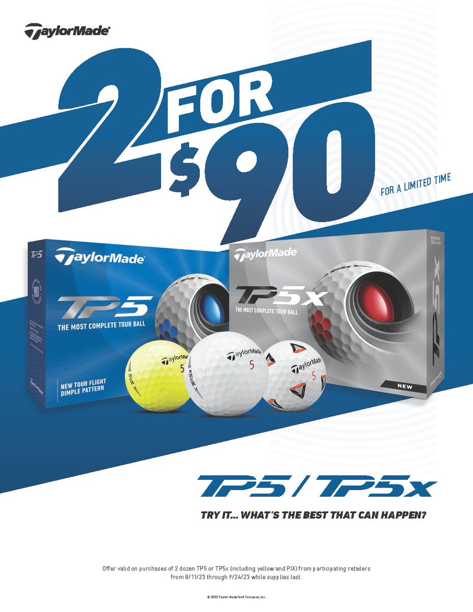 Come by the shop today and get this awesome <a href="/TaylorMadeGolf/">TaylorMade Golf</a> deal!!