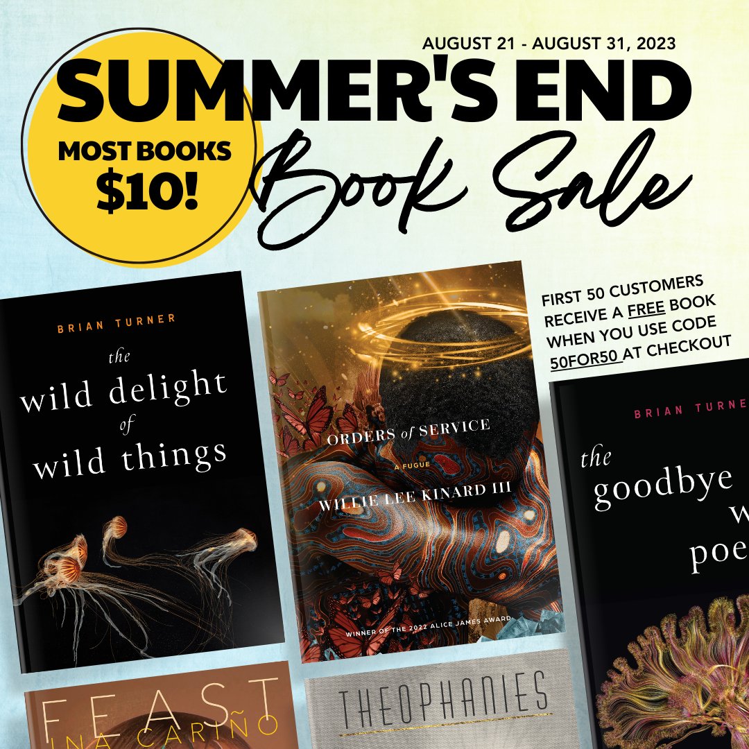 Need a new book to curl up with this fall? Shop AJB's summer book sale to find the perfect addition to your TBR pile. Most books are $10 through August 31st, &amp; since it's our 50th, our first 50 customers can snag a FREE book w/promo code 50FOR50! SHOP NOW: bit.ly/44iijVe