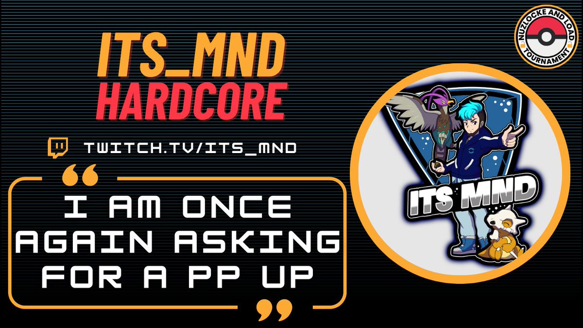 Its_MnD_Live's tweet photo. My run begins today 7pm BST on my twitch link is in bio! Come cheer ya boi on!

#Pokemon #SupportSmallStreamers #NuzlockeAndLoad https://t.co/egC2dT3Tdy