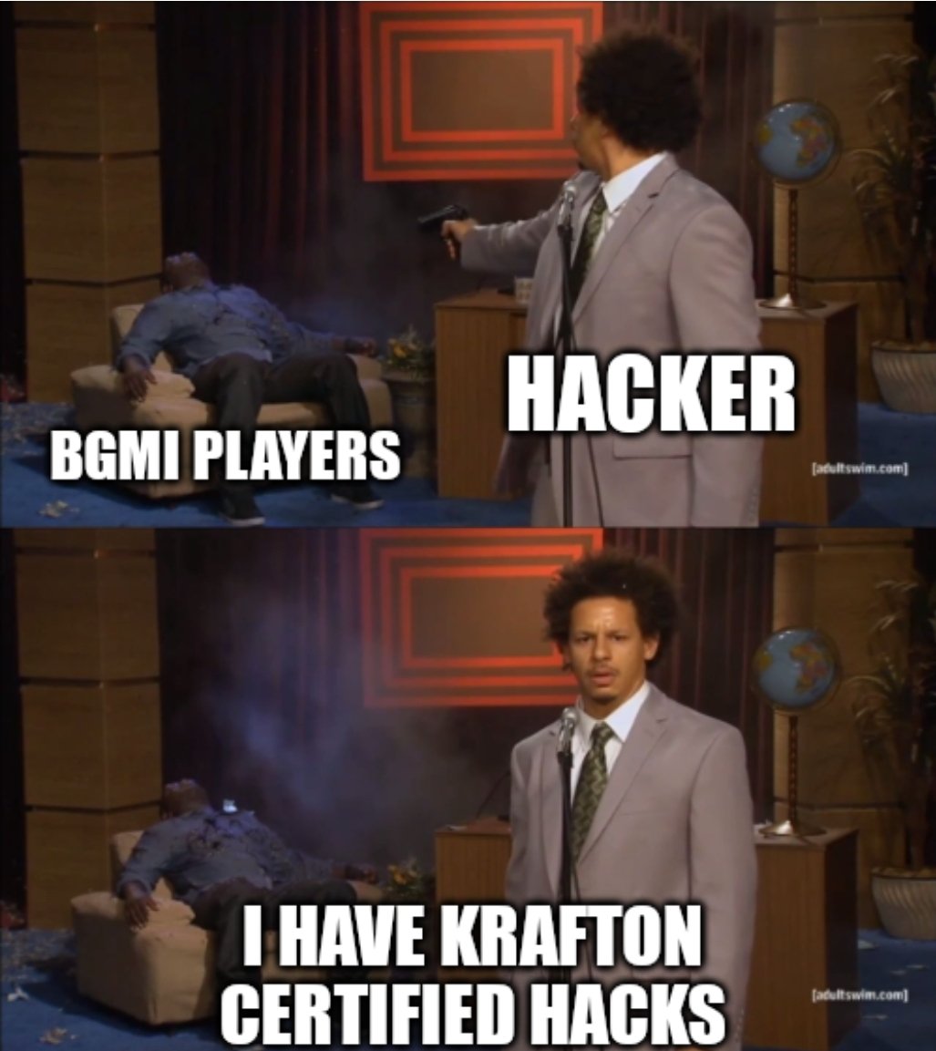 yashbabuaa's tweet photo. Hacker in @BattlegroundmIn are taking over like they're coming in every single matches and in other hand @BattlegroundmIn is busy making New X-Suit. BGMI is following same path like Mini Militia 🫡

#bgmi #pubgm #krafton #hacker #pubg @hisohn https://t.co/FxqISxYrUA
