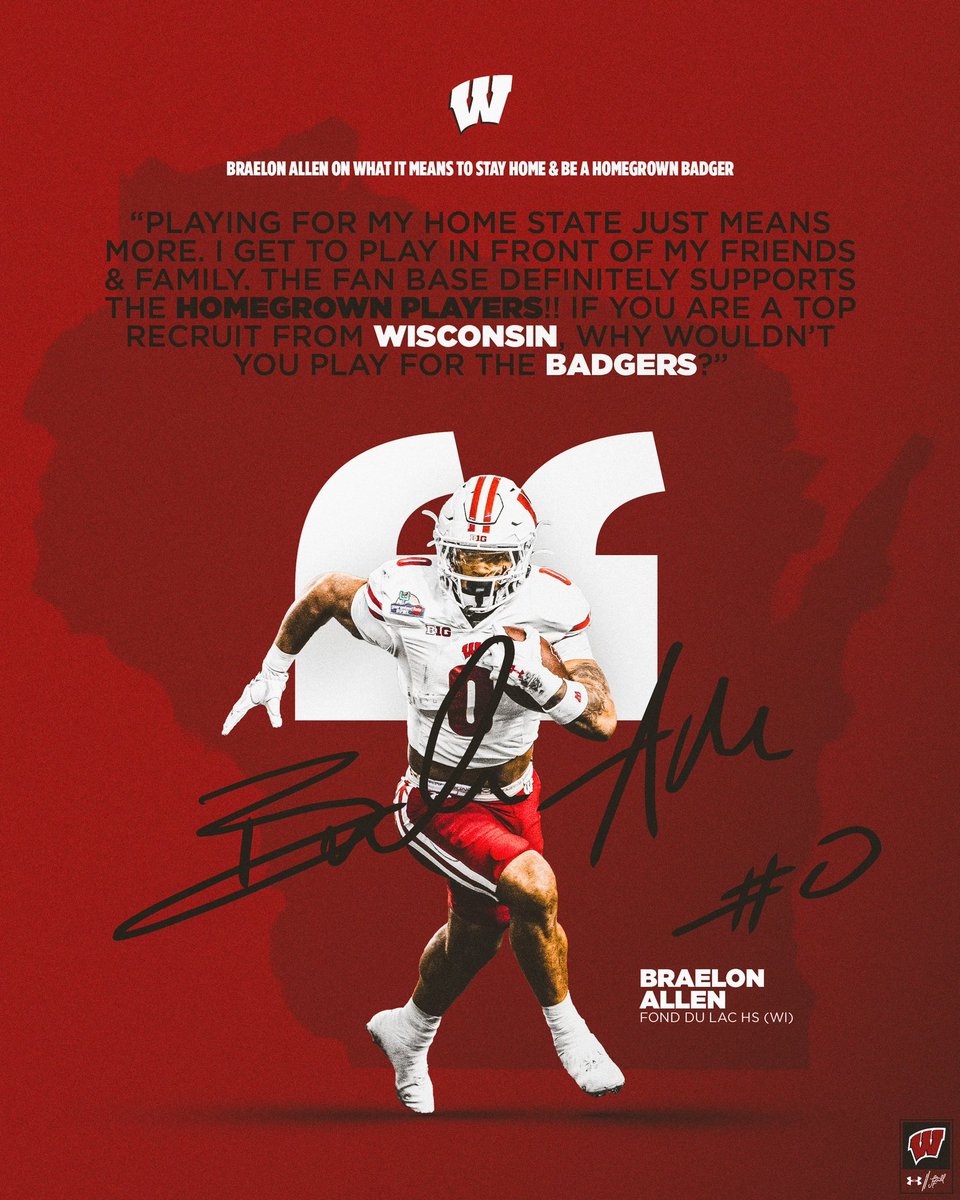 Being a #HomegrownBadger just means more‼️ @BraelonAllen 

#JumpAroundMadTown