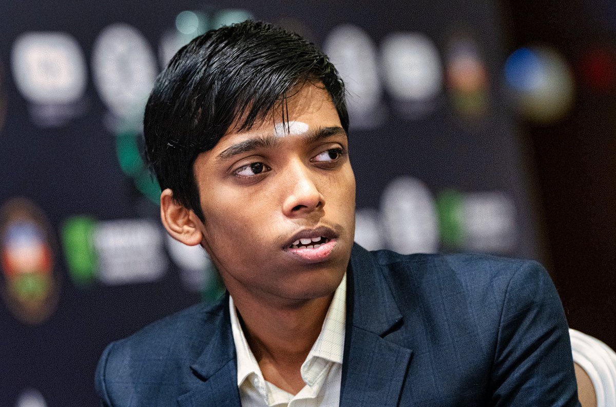 annamalai_k's tweet photo. Heartiest congratulations to our young champion @rpragchess for making history by entering the #FIDEWorldCup2023 finals. 

You have made every Indian proud with your phenomenal moves. Wishing our chess prodigy all the very best in the finals! https://t.co/rZBensH9yg