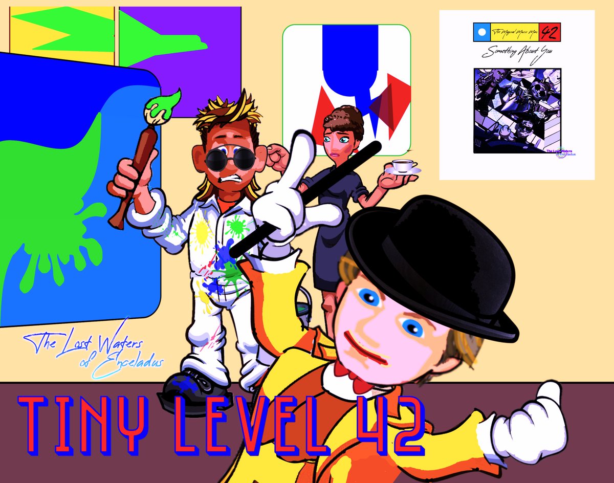 MagicalMusicMan's tweet photo. A mash up scene from #somethingabout that appears in the coming soon #animation for #tinyElton #imstillstanding 
@bongosaloon  @markking @level42official @Level42FanPage @level42
#music #animation #Art #80s 
@Corrrine @FondantMoose @MarkTob80459207 @Phleeper @RealPamster https://t.co/Sf8rY366k9