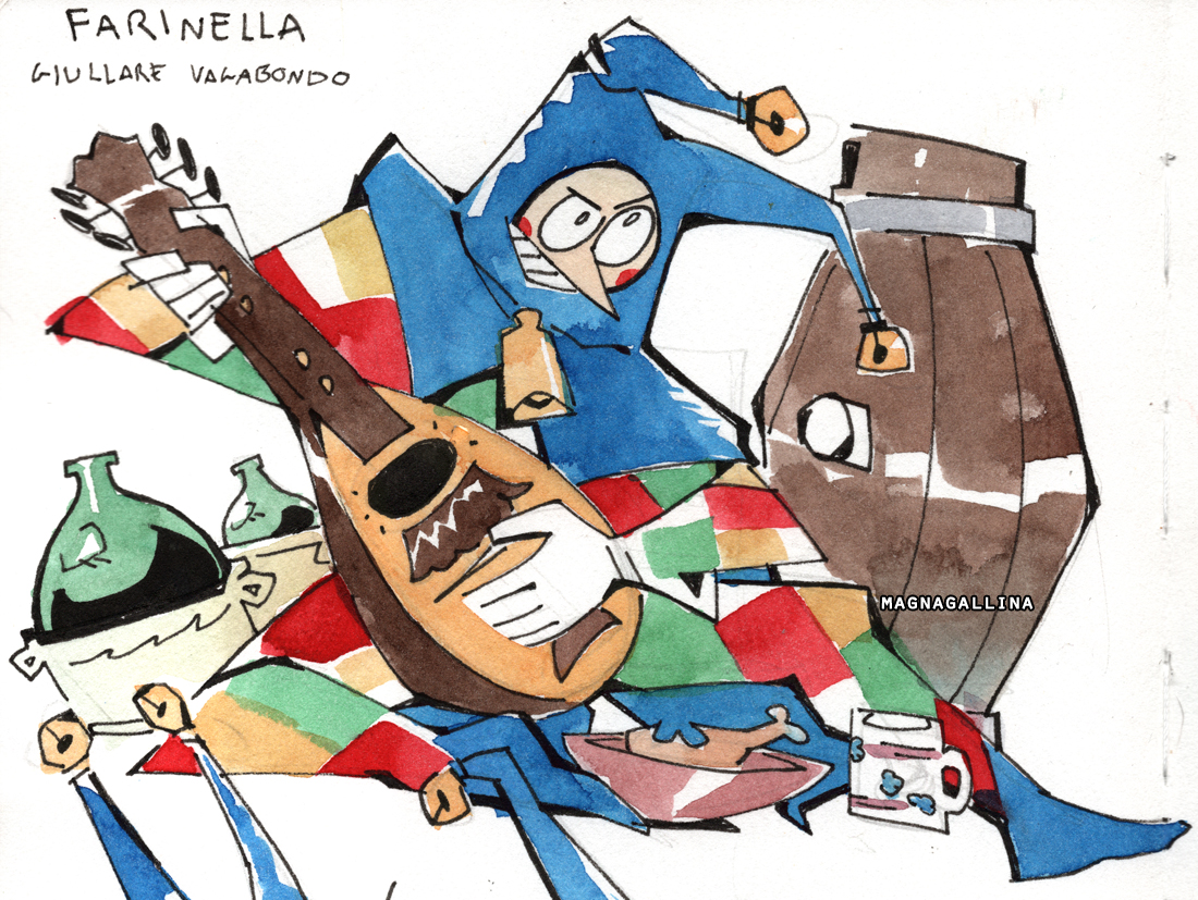 「Farinella, vagabond jester, loves women 」|Magna 🇮🇹のイラスト