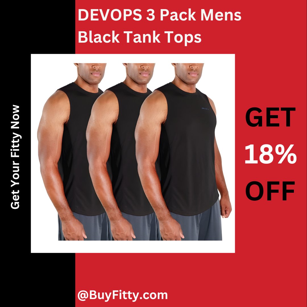 The DEVOPS Mens Sleeveless Tank Tops are ideal for working out and training. These tank tops are made of high-performance fabrics for maximum comfort and breathability.

Get Your Fitty Now:buyfitty.com/shop/devops-me… 

#getyourfittynow #devopsmemes #blacktanktop