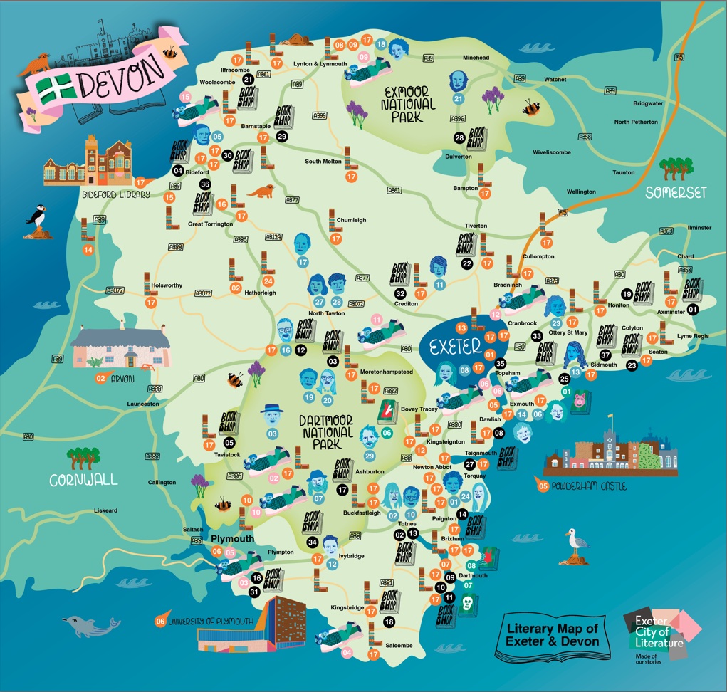 What a great way to explore #Devon 📚🗺️👏 <a href="/ExeterCityofLit/">Exeter City of Literature</a>
exetercityofliterature.com/current-projec…