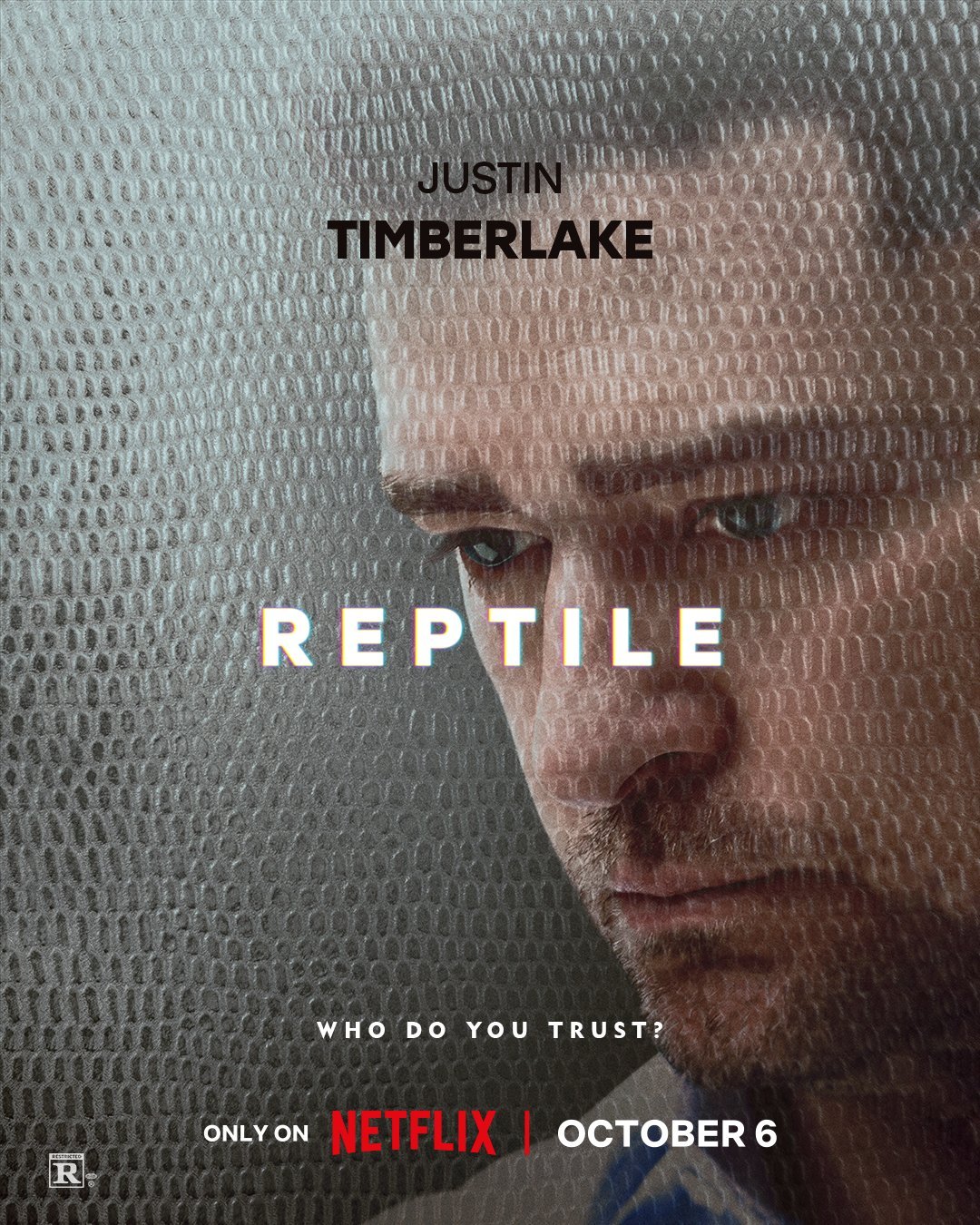 Justin Timberlake in Reptile Netflix karakterposter