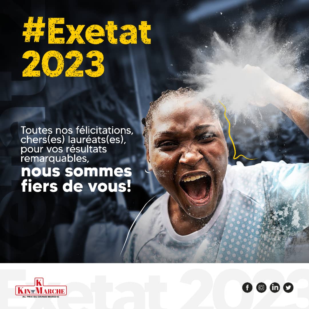 kinmarche's tweet photo. Nous sommes fiers de vous!🥳
#kinshasa #Exetat2023 #plato #funa #rdc #mboka #lukunga #promorecharge #petitprix #promotion #diplôme #kinmarche #saisonseche https://t.co/udnllCHFpK
