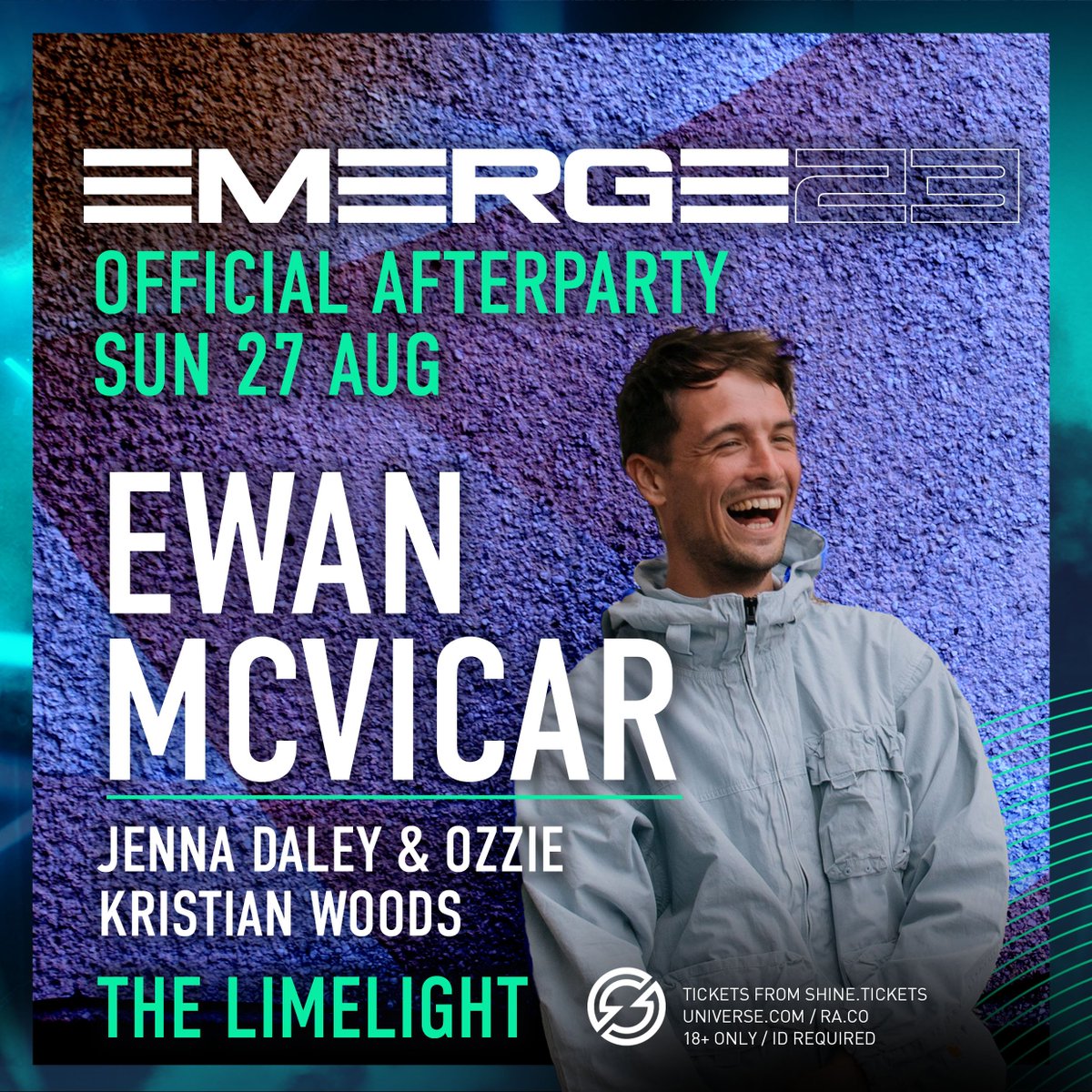 𝗘𝗪𝗔𝗡 𝗠𝗖𝗩𝗜𝗖𝗔𝗥 𝗦𝗨𝗡𝗗𝗔𝗬 𝗔𝗙𝗧𝗘𝗥𝗣𝗔𝗥𝗧𝗬 🙌🏻

Just Announced: <a href="/ewanmcvicar_/">Ewan McVicar</a>  joins us for a Sunday afterparty <a href="/LimelightNI/">Limelight Belfast</a>  | Sun 27 Aug 📆

𝗧𝗶𝗰𝗸𝗲𝘁𝘀 𝗼𝗻 𝘀𝗮𝗹𝗲 𝗻𝗼𝘄: bit.ly/Emerge23-SunAf… 🔗