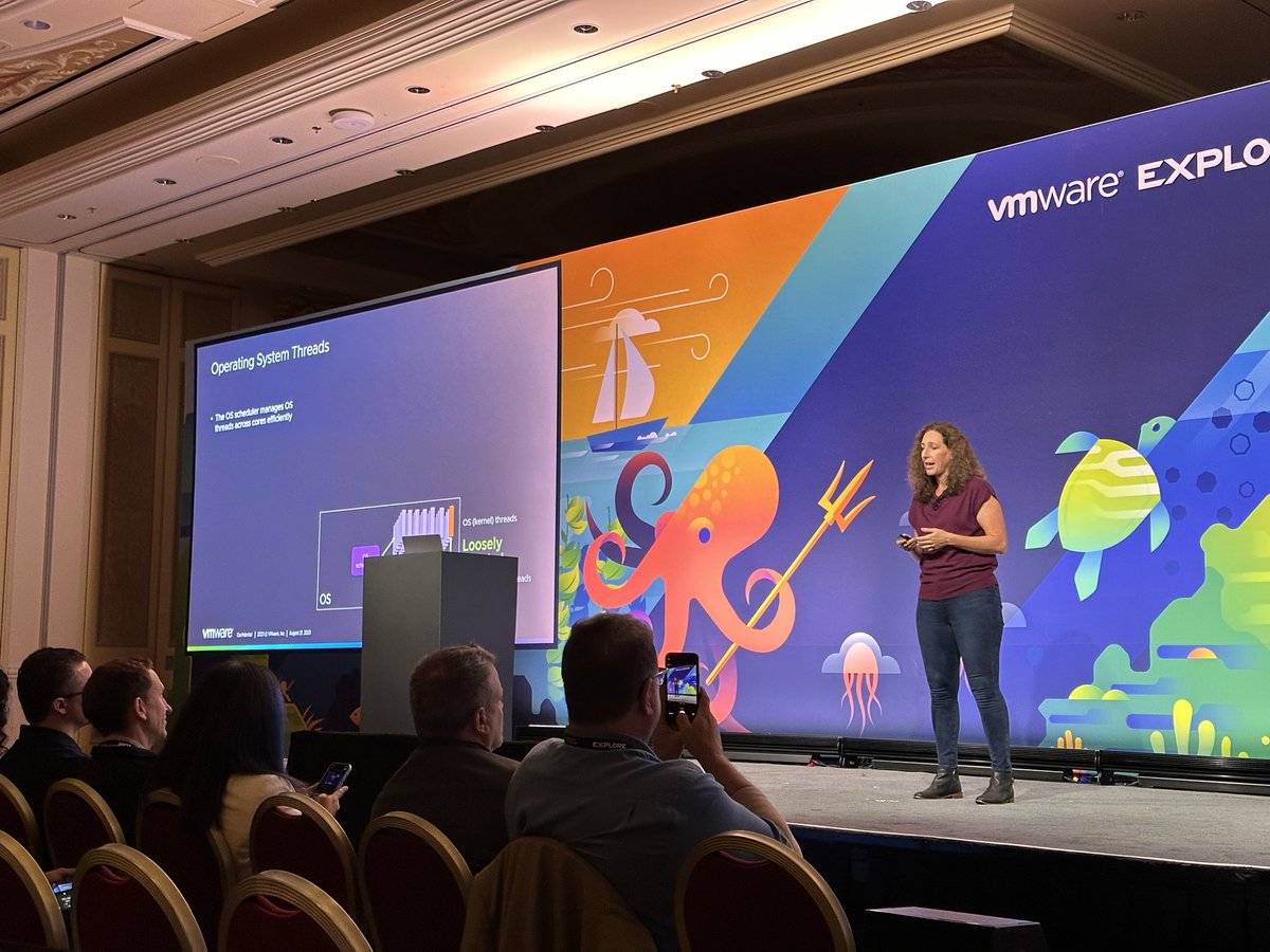 ntschutta's tweet image. And now @ciberkleid talking about virtual threads at #SpringOne