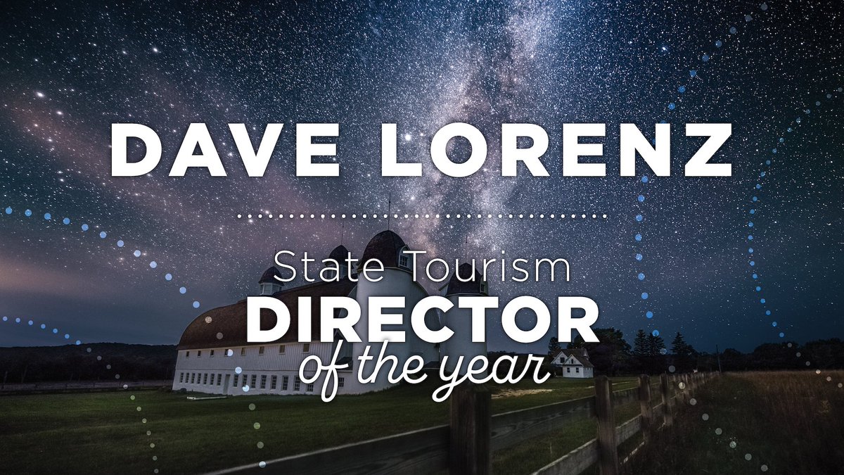 Just Announced at #esto23: Dave Lorenz of <a href="/PureMichigan/">Pure Michigan</a> has been named the 2023 State Tourism Director of the Year. Huge congratulations to Dave—an incredible and dedicated industry leader—on this well-deserved recognition.