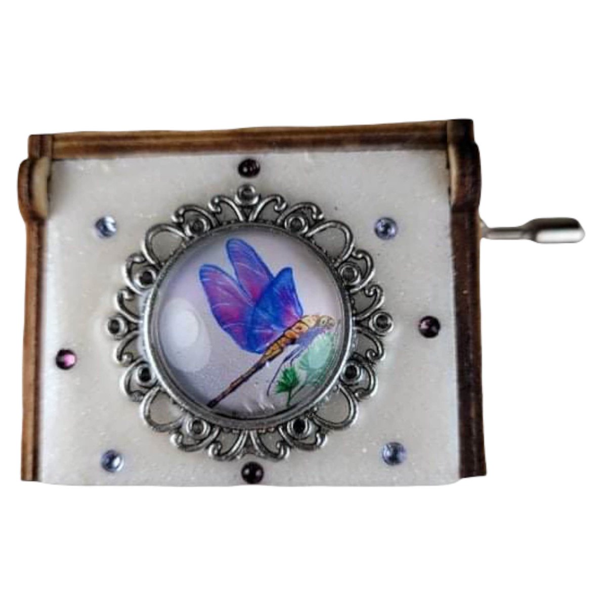charsfavorite's tweet photo. Dragonfly Music Box, Mini Music Box, Wooden Music Box, Hand Crank Music Box, Small Music Box, Collectable Music Box, Music Box Gift https://t.co/tuuPTlYD4v #Etsy #Charsfavoritethings #TinyMusicBox https://t.co/y93oZWmrUA