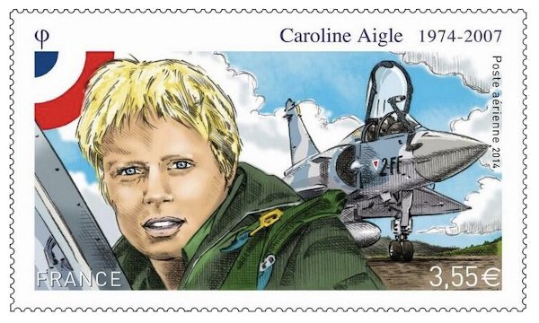 [Aviation] 21 août 2007 / 2023 • Disparition de l'aviatrice Caroline Aigle, polytechnicienne, championne de triathlon, première française brevetée pilote de chasse dans l’@Armee_de_lair en 1999 et commandant d’escadrille en 2005. Elle avait 32 ans. Hommage philatélique en 2014.