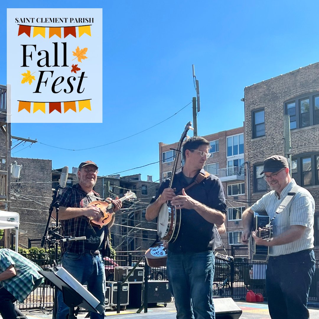 StClement's tweet photo. ๐ GET YOUR FEST ON at our 2nd Annual Fall Fest ๐ Join us on Sept 17th 10:30 am- 6 pm! To register, visit https://t.co/OfRqMpMuJs
#saintclementparish #fallfest2023 #fallfest #autumnatsaintclement #anchoredincommunity #anchoredinfaith https://t.co/teNirinuuU