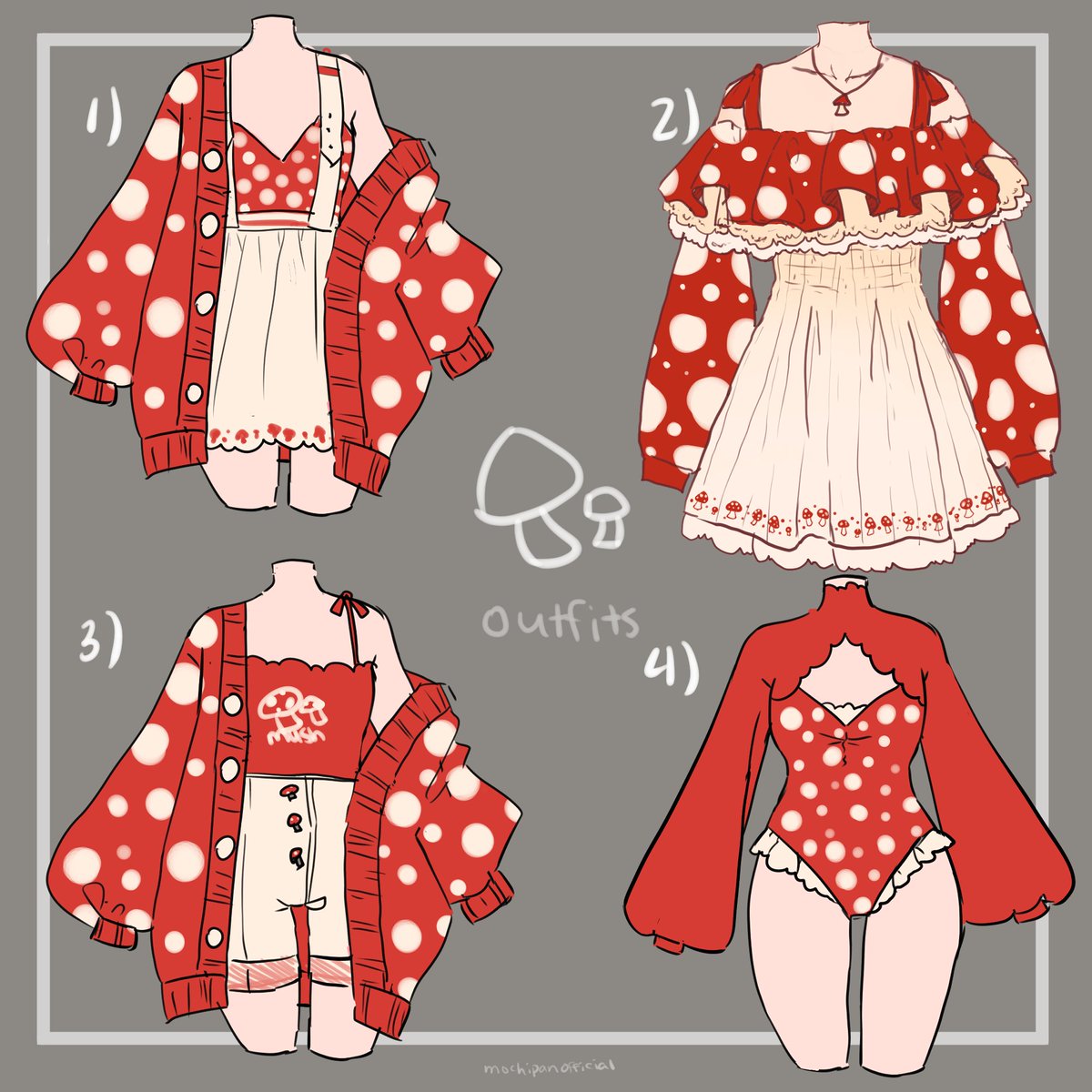 mochipanco's tweet image. 1, 2, 3, or 4? I had to include the mushroom dress :)
#mushroomcore #mushroomaesthetic #mushroomcorefashion #mushrooms