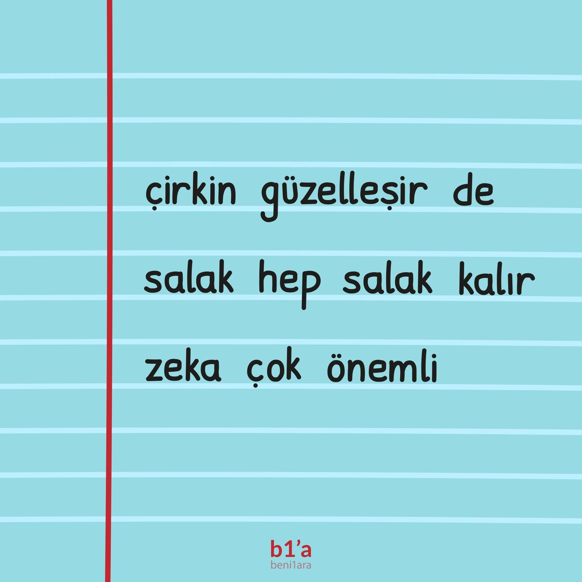 beni1ara's tweet photo. çirkin güzelleşir de salak hep salak kalır zeka çok önemli https://t.co/c4Fg4STpjN