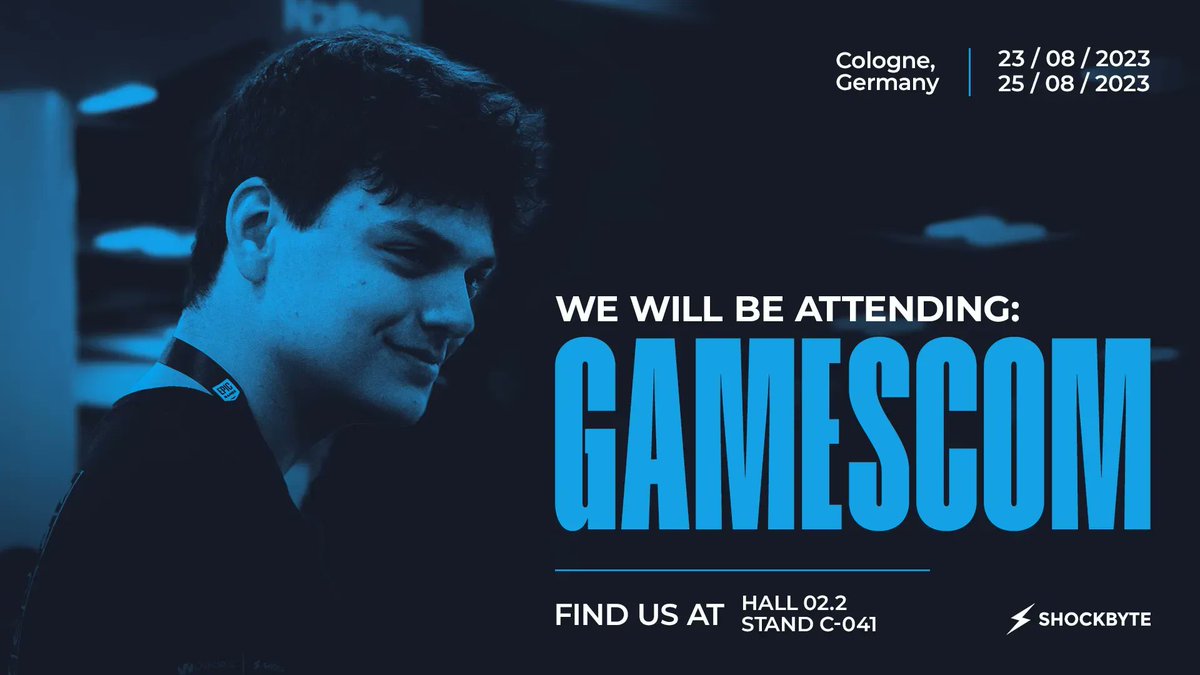 Shockbyte's tweet photo. 📢WE'RE ATTENDING GAMESCOM COLOGNE📢
Come chat with us about the benefits of Player Owned Game Servers & all things games server hosting! 🖥️
You'll find us in Hall 02.2, Stand C-041! 🧭
#MeetAtGamescom #Gamescom2023 #GamescomCologne https://t.co/rkdJGChHXn