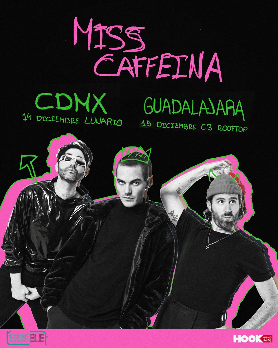 misscaffeina's tweet photo. México... ¡Estamos de vuelta! 🇲🇽

14 Diciembre CDMX Lunario
https://t.co/5E4hniIHDk

15 Diciembre Guadalajara C3 Rooftop
https://t.co/jiNmXuDJSw

Despedimos la gira #ShanghaiBaby con vosotros 🔥 https://t.co/SuI07faAkX