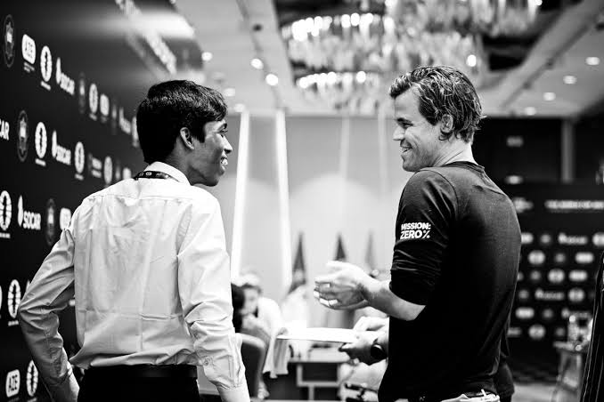 shivs201's tweet photo. To be the best, you have to beat the best - The GOAT Carlsen. All the Best Pragg !!

#Praggnanandhaa #FIDEWorldCup2023 https://t.co/Hd2VHHC0lL