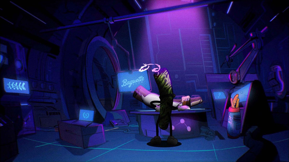 Post-meeting, Monsieur B headed to the #baguette LAB, overseeing progress on newfound gift insights from "Ben." - <a href="/MakeItLegalNFT/">Make It Legal 🌿 - MINTING NOW</a> 

Meanwhile, equipped with intel, Mr. B advances on #baguetteclub perpetrators. 

Vault secures the key. 🥖🗝️

Activate Notfis!🔔