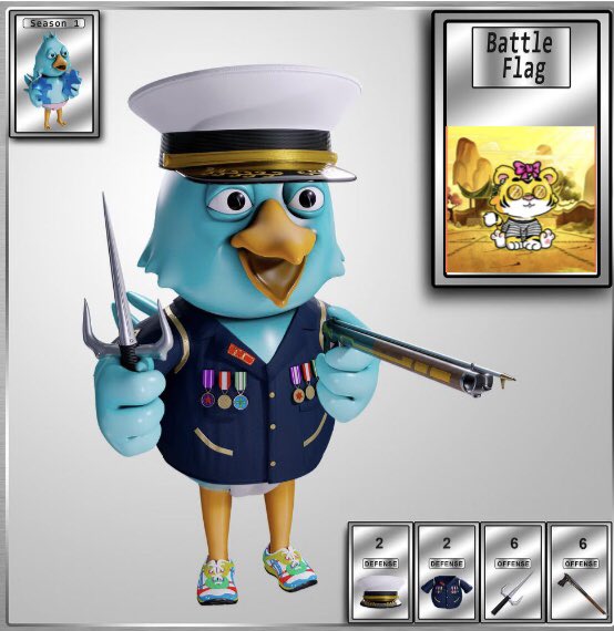 EternallyILive's tweet photo. Got my #BattleBirds ready with their new #BattleFlags @Twitty_Twats Representing @GrouchyTigerCub @GrouchyTigers https://t.co/emTH1JIcCv