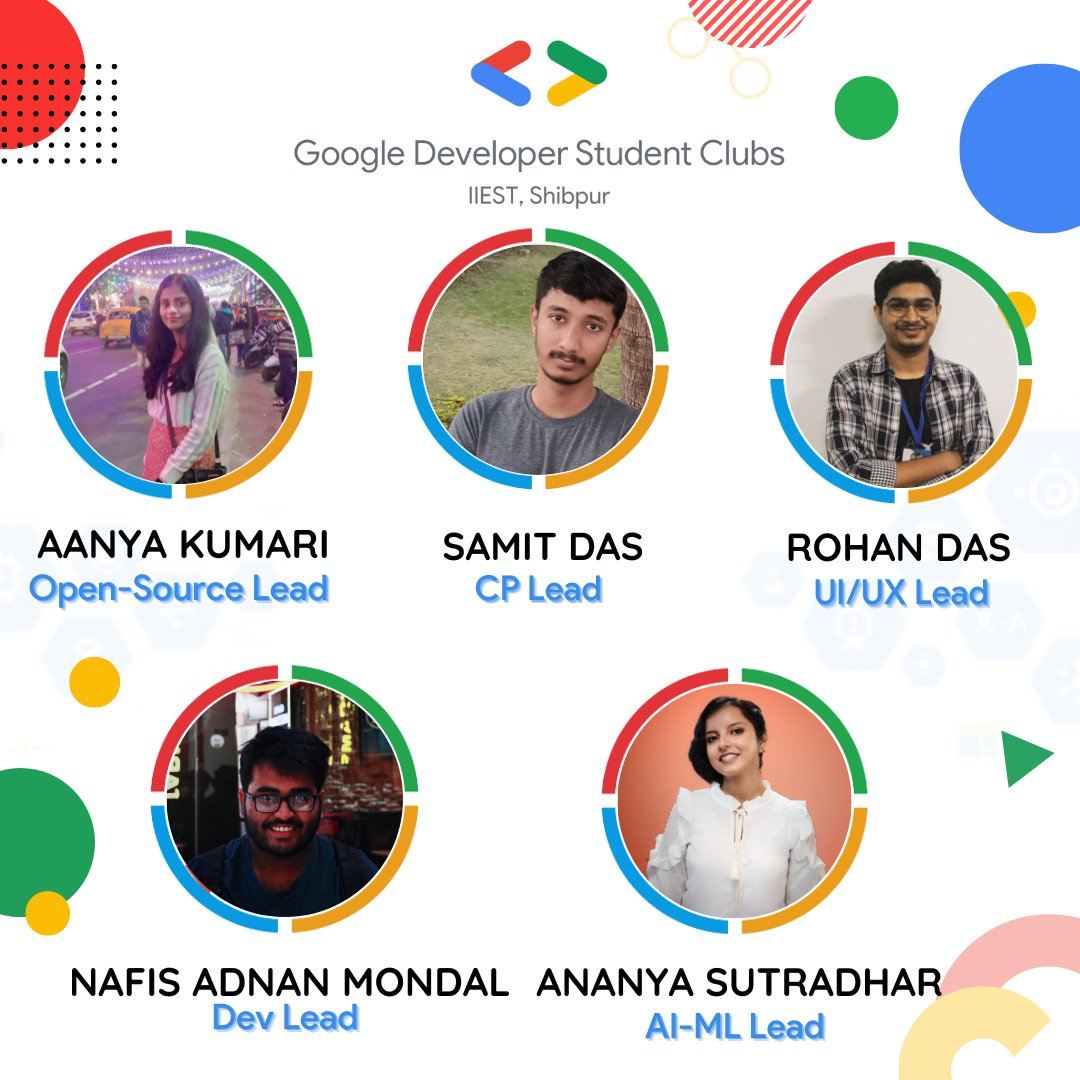 dsciiest's tweet photo. 🌟 Delighted to introduce the brilliant minds of GDSC IIEST!

👩‍💼 Lead: @philomath128 
🕺 Co-Lead: @RishabDugar5

Together they are sculpting innovation and paving the tech future
🚀 #GDSCIIEST #TechTrailblazers https://t.co/3LygtAcgvh