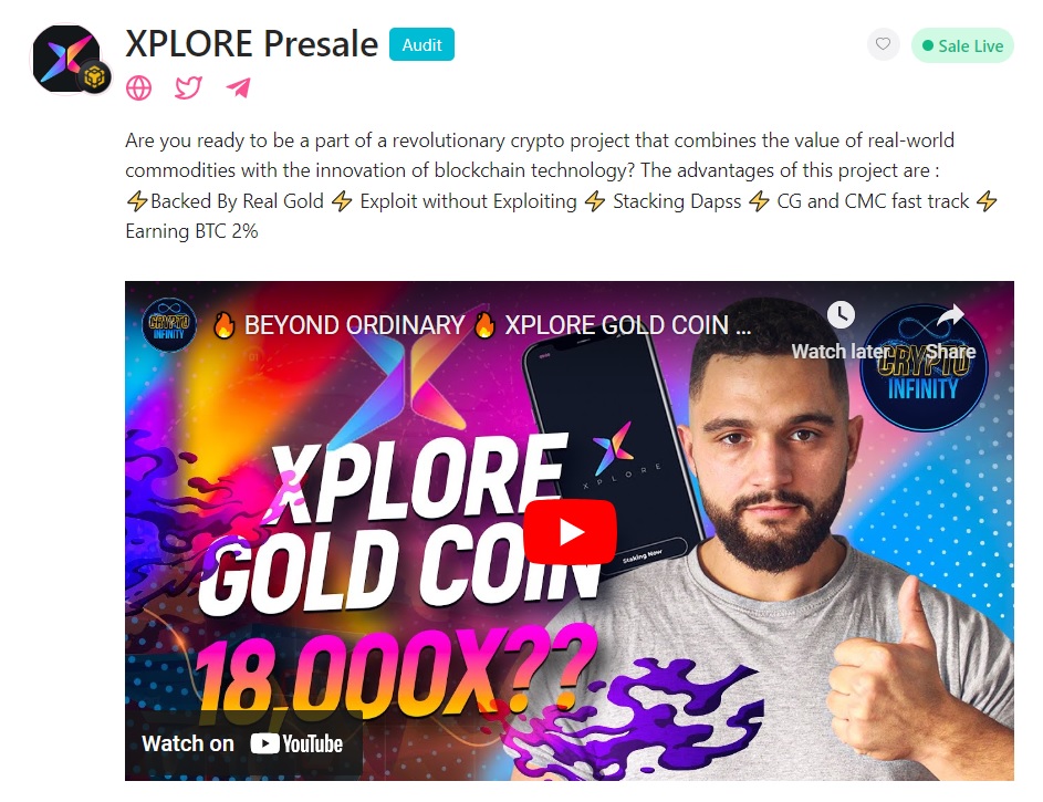 xploregold's tweet photo. 🔥 Public Sale is LIVE NOW! 🔥

 Xplore Gold Coin Public Sale is officially OPEN! 

This is your chance to grab your share of the gold-backed revolution. Don't miss out on this golden opportunity!

BUY NOW! https://t.co/aIliSAMaVK https://t.co/pGeZTfcX6I