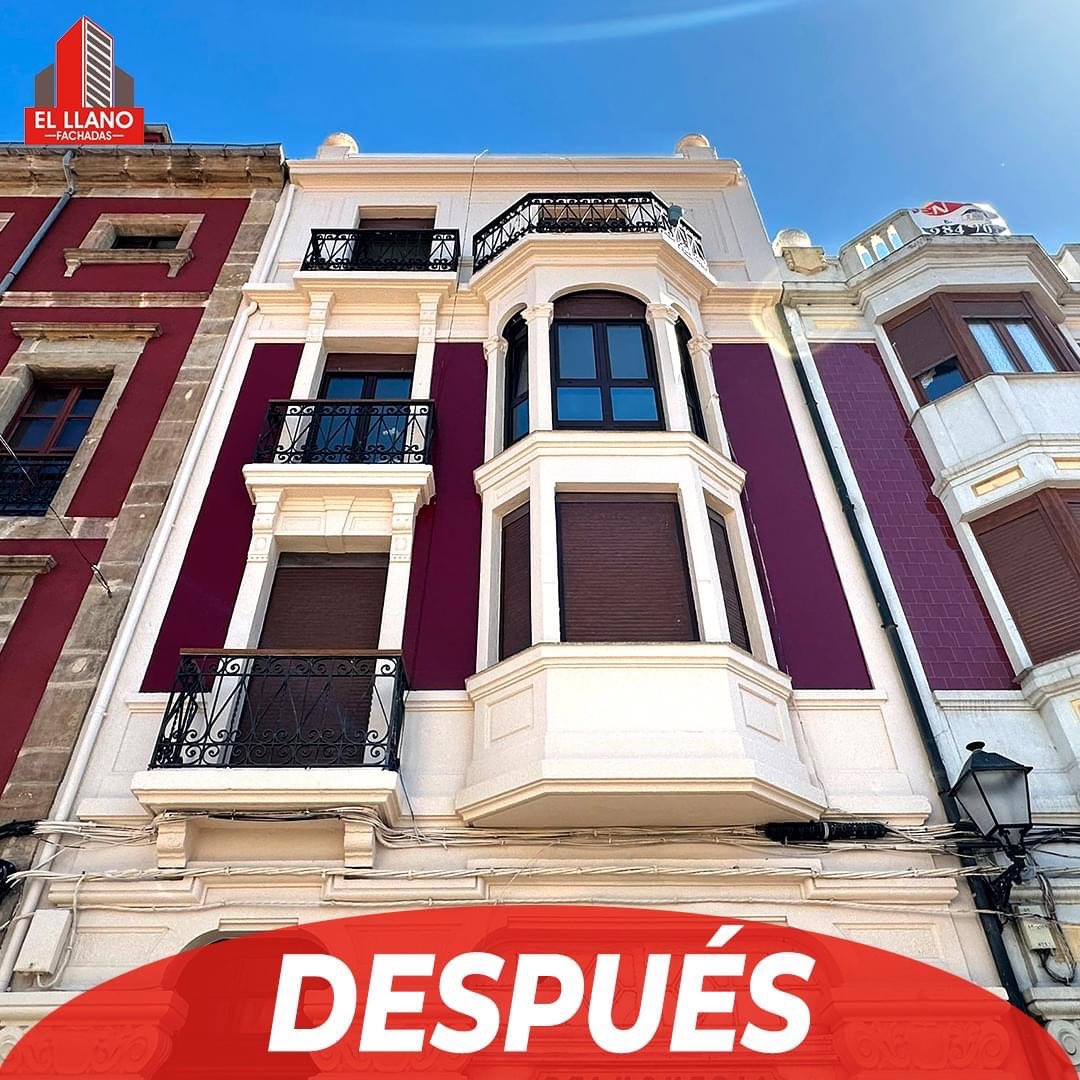 grupollano's tweet photo. 🏰🔨 ¡Historia que cobra vida! En El Llano Fachadas, te mostramos el impresionante antes y después de la rehabilitación de un edificio con más de 100 años de historia en Cimadevilla. 😍📸 https://t.co/nlelx4pDTK