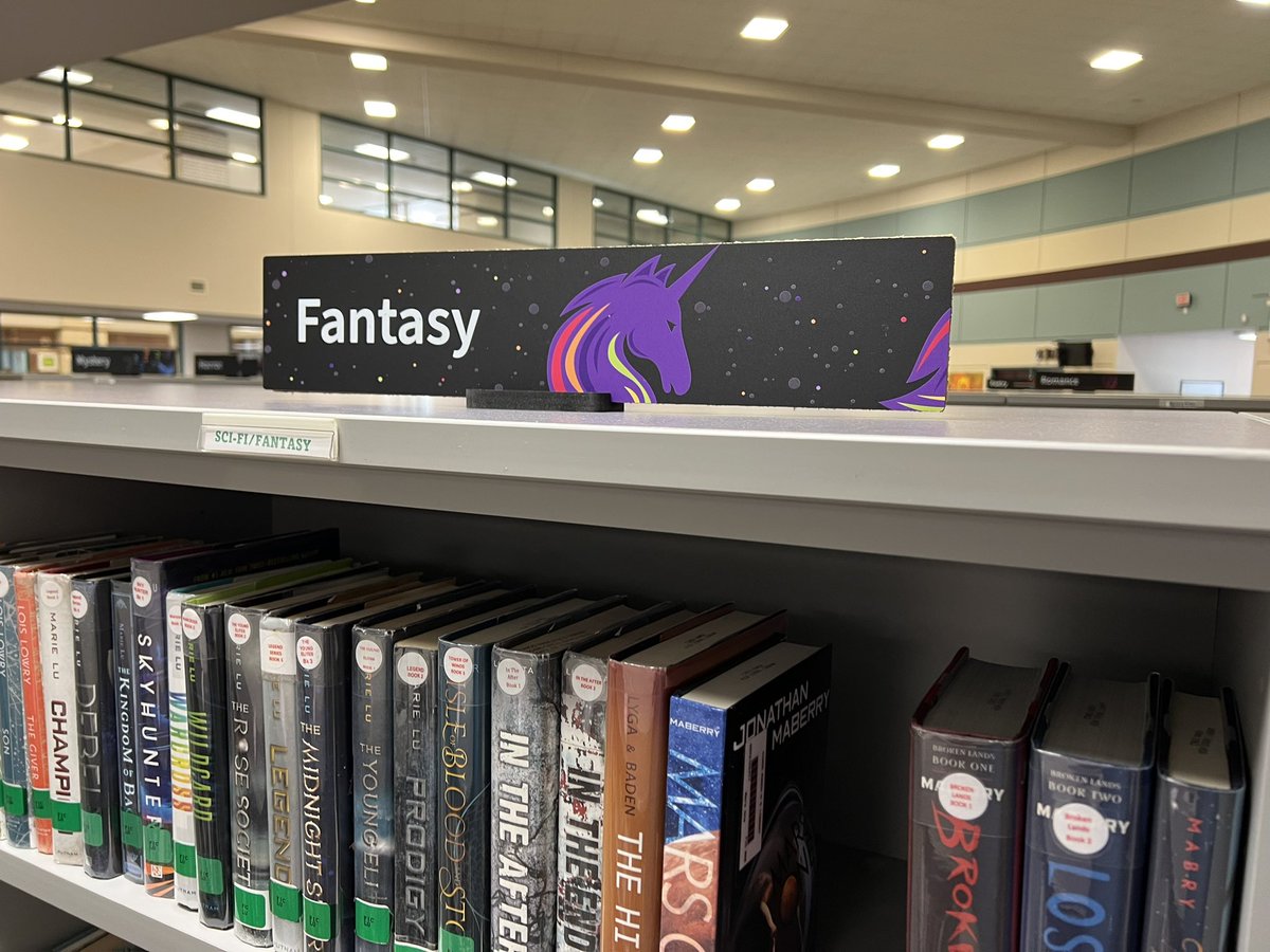 CRHS_Reads's tweet image. Love our new #ShelfSpark signage from @demco. This is going to make navigating our shelves so much easier! #cpoe #crhsreads #katylibraries