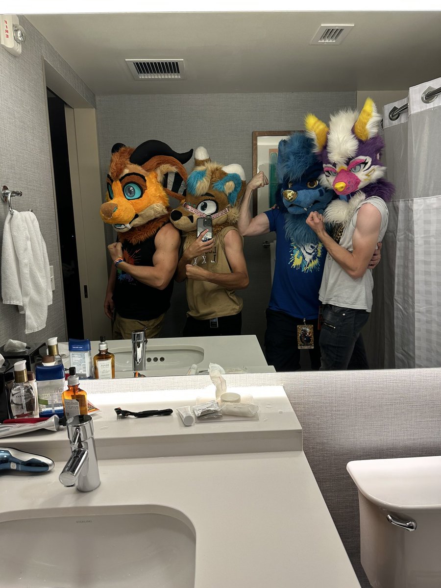 GOODBYE #Denfur2023 Ty for..cancelled parties and a crappy staff? Luckily, my friends carry my experience. @SmileyBots @VanHyena @OutlawWolfnix