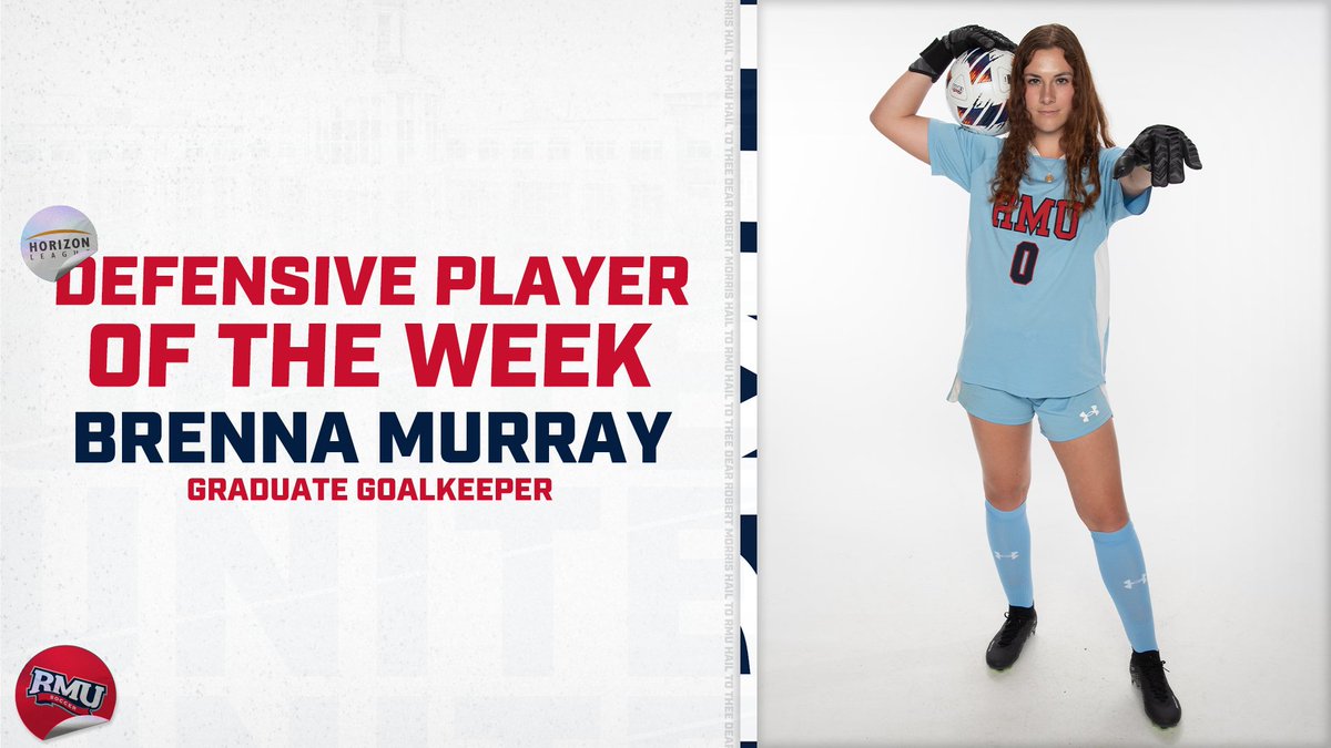 Starting off the season flawless😎

Brenna Murray is your <a href="/HorizonLeague/">Horizon League</a> Defensive Player of the Week in Week 1‼️

📰: rmucolonials.com/news/2023/8/21… 

#BobbyMo | 🔵⚽️🔴 | #RMUnite #HLWSOC