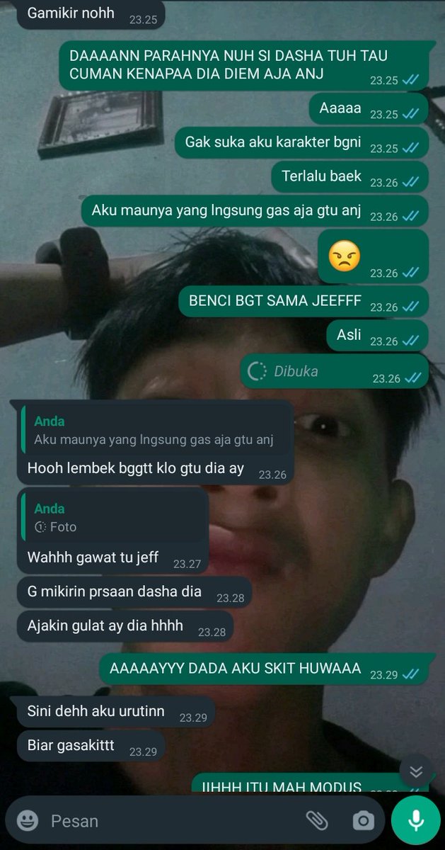 Udh lama g bca au sklinya bca yg bkin emosi tersulut.
