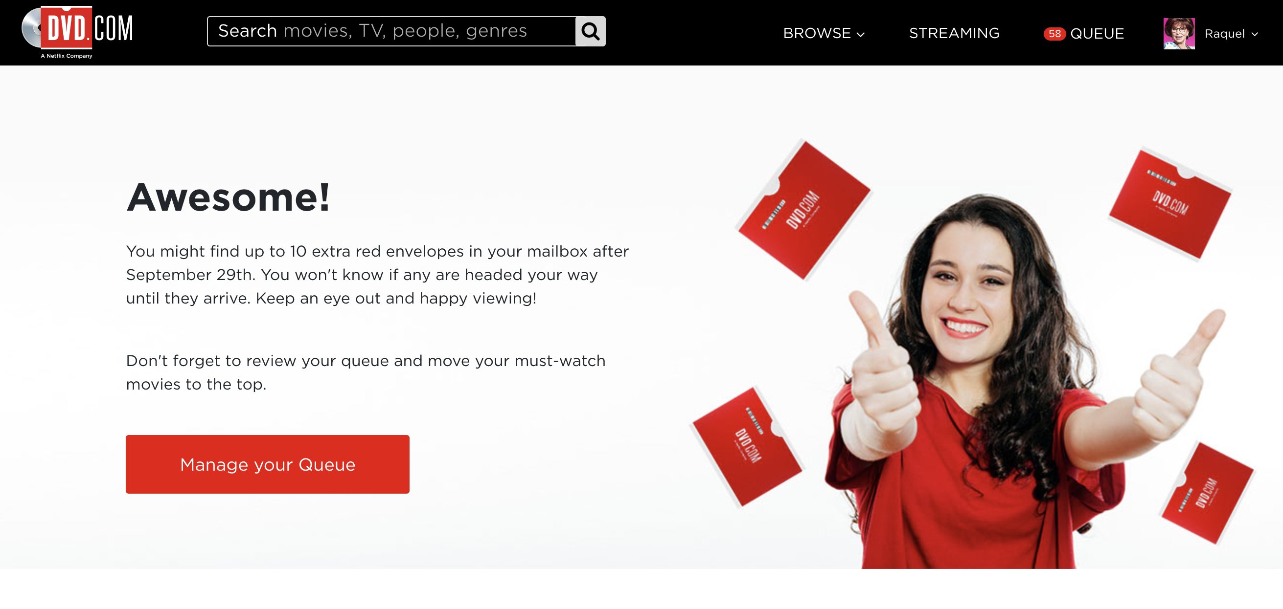 DVD Netflix on X