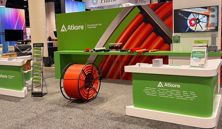 Atkore is all set for you to come visit us in booth #901 at Fiber Connect! 

#FiberConnect2023 #Broadband #HDPE