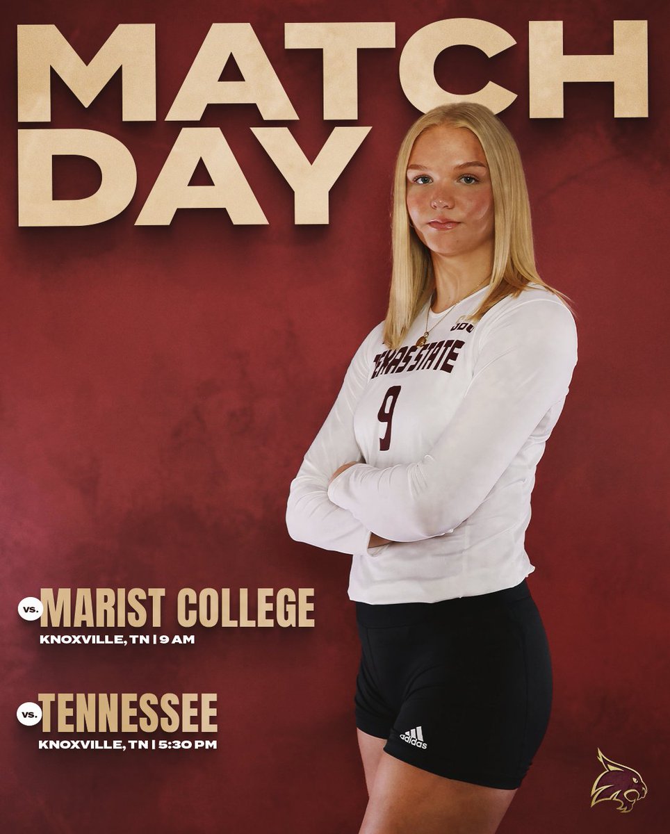 Wake up! We've got a DOUBLE MATCHDAY! #EatEmUp 🆚 @Maristvb 🕐 9 AM (CT) 🆚 @Vol_VBall 🕐 5:30 PM (CT) 📺 es.pn/3siiIdc