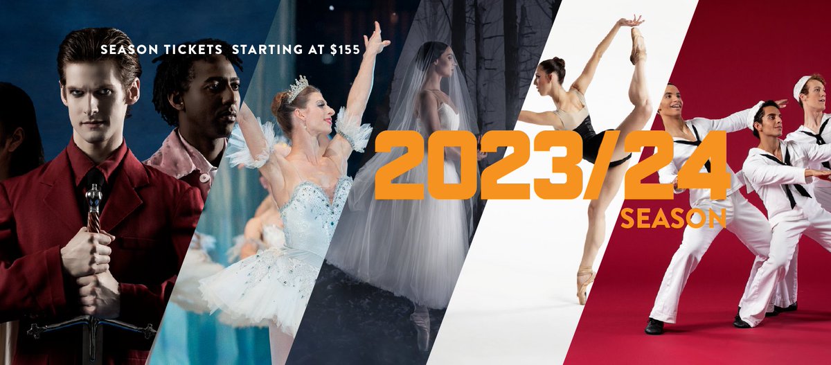 Today begins our 2023/24 Season! We are thrilled to bring a variety of ballets to the @okcciviccenter stage this season - there's something for everyone! bit.ly/okcb2324