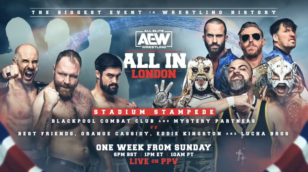_denisesalcedo's tweet image. 🔥🔥🔥SURPRISE!!!! BONUS LAST CHANCE AEW ALL IN GIVEAWAY!!!!! LFGGGGGGG!!!!!! 🔥🔥🔥

(2) WINNERS will get the chance to watch the show for FREEEEEEEEEEEEEEEEE!!!!! 

ENTER:
💥 RETWEET
💥 FOLLOW ME 
💥 COMMENT which match you're most excited for with the hashtag #AEWAllIn!…