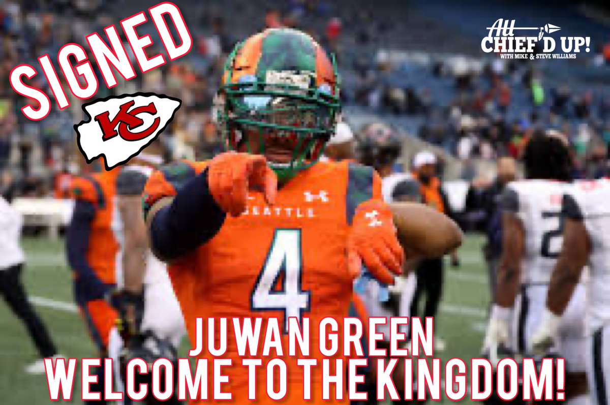 The #Chiefs have signed <a href="/304_wan/">Juwan Green</a> to the team. #ChiefsKingdom