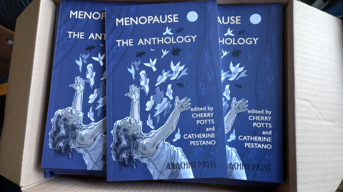 It's arrived... #MenopauseTheAnthology. available to pre-order soon, #BookReviewers, let us know if you'd like a copy. lots of fierce, funny, furious #Poems and #ShortFiction #Newbook #Publication date 18th October 2023 - #MenopauseDay, of course! fab cover by #KateCharlesworth
