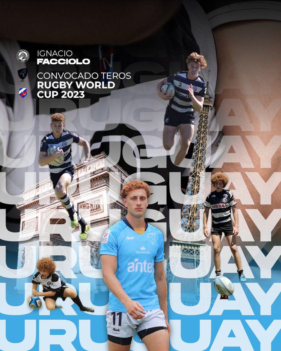 Ignacio Facciolo es Mundialista! 
El colo se metió en la lista de 33 para <a href="/France2023/">Rugby World Cup France 2023</a>, donde jugará con <a href="/RugbyUruguay/">U.R.U.</a> su primer Mundial. 
Orgullo gigante 🖤🤍