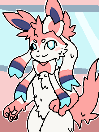 viviwize's tweet photo. Sylveon the fairy latex, maybe smell like strawberry cake?

#changed #sylveon #pokemon #furry #furryart https://t.co/SBhvW3qHe8