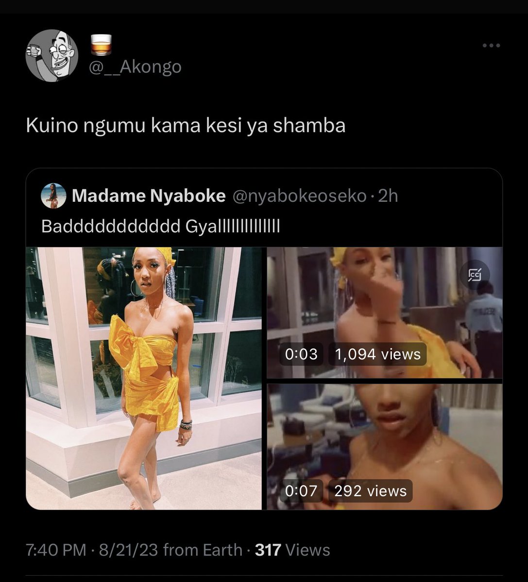 Dreymwangi's tweet photo. Y’all just made her delete smh not cool https://t.co/FpEmuRzaY4