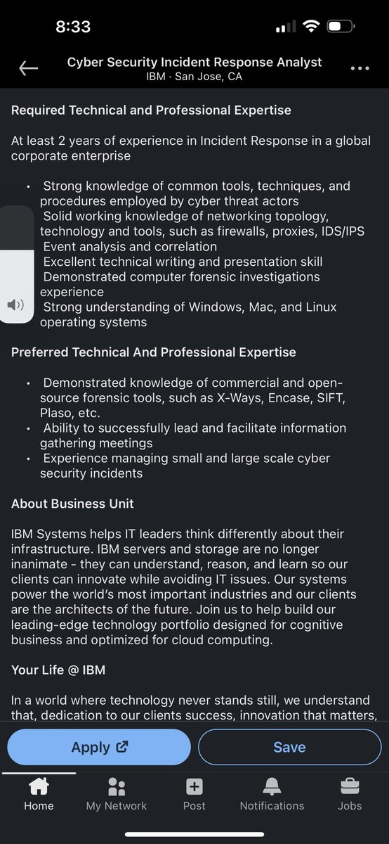 ✨ CAREER MANIFESTATION: This could be you 1-2 years from now. <a href="/IBMSecurity/">IBM Security</a> is offering an accelerated cybersecurity program with NO EXPERIENCE required. Say you do that, THEN go into Incident Response for them and make anywhere between $119,000-222,000👏🏾👏🏾 🔥🔥