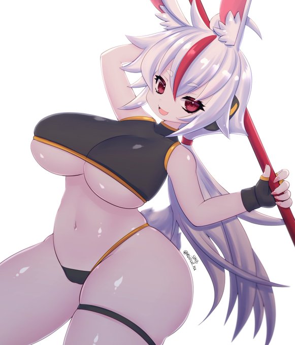 配信で描いたバニーの日ルビーちゃん 